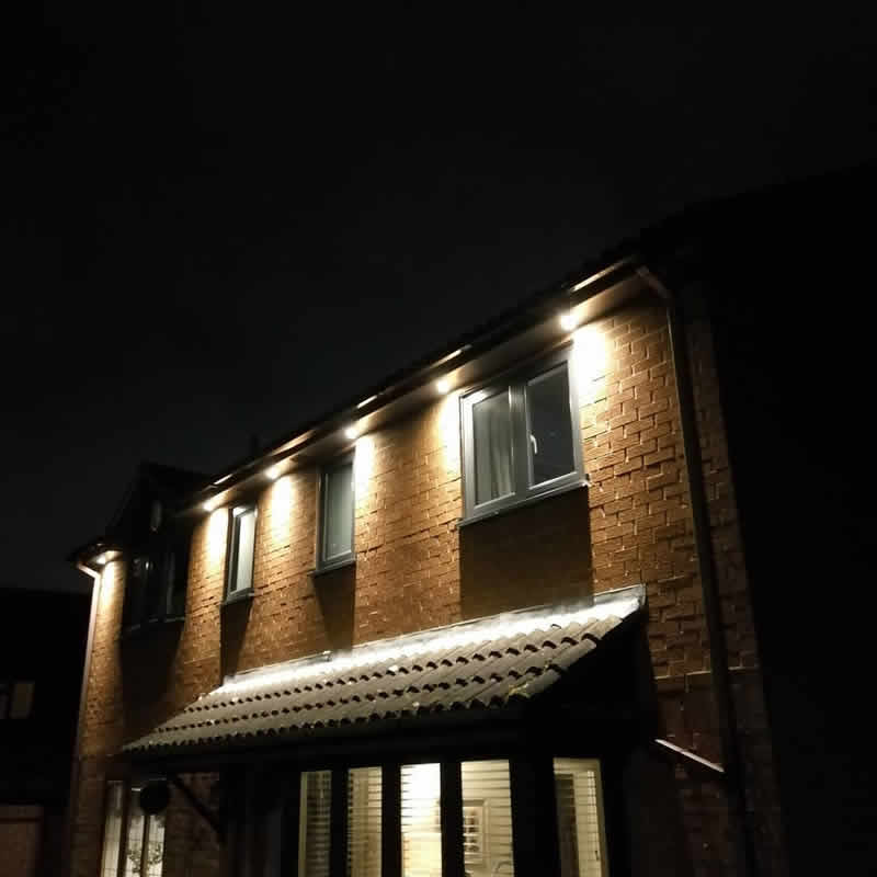 Outdoor lighting fitted by Story Electrical
