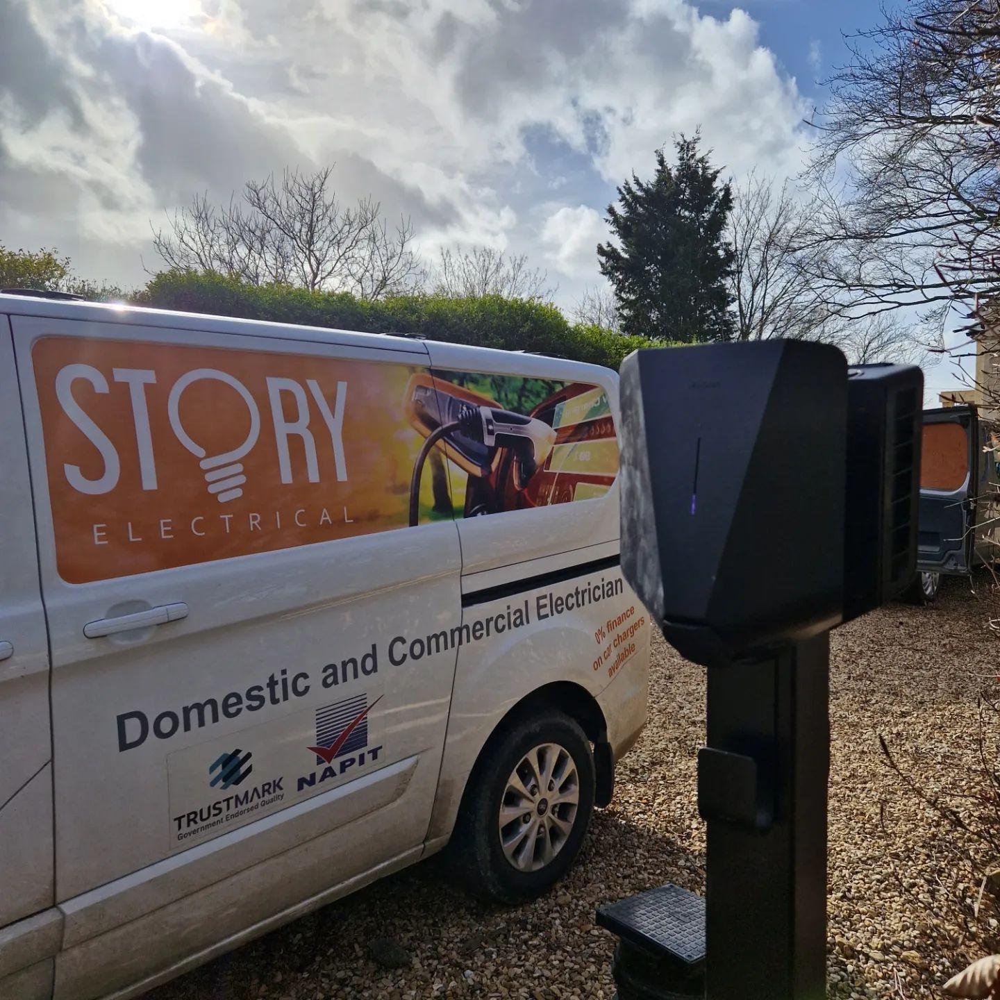 commercial and home ev charger installation in peterborough by story electrical